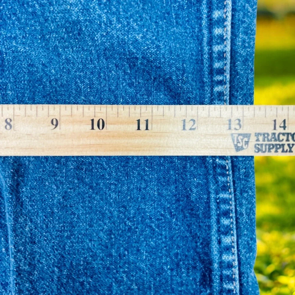 Vtg Wrangler Jeans Mens 50x32 Blue‎ Big & Tall Straight Leg Relaxed Fit 13MWZXS